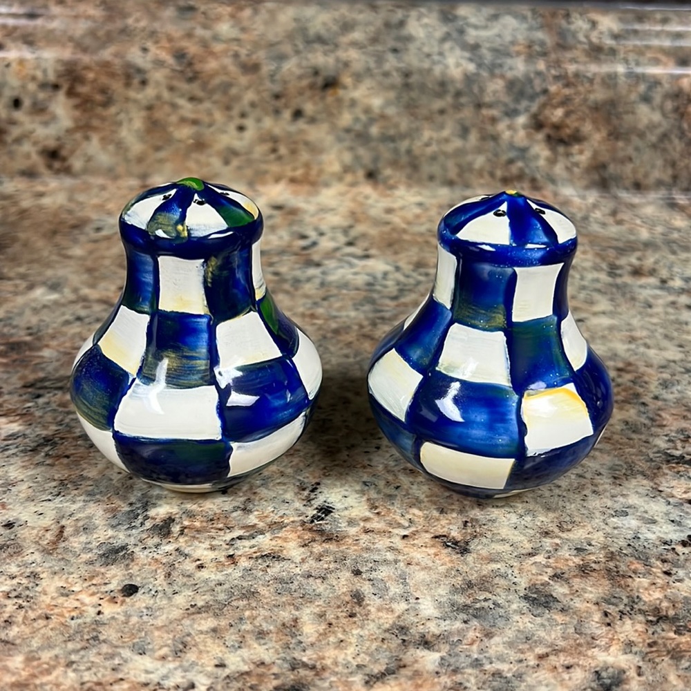 Mackenzie Childs Salt and Pepper Shakers